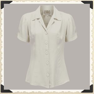 Seamstress of Bloomsbury Grace Blouse NWT 1940s